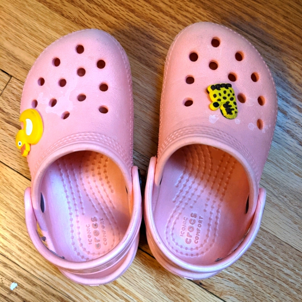 Pink Toddler Crocs